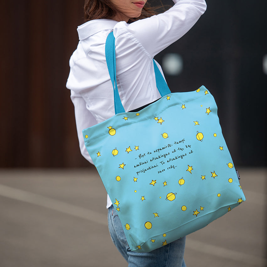 Shopping bag Antoine de Saint-Exupéry The Little Prince "Planet"