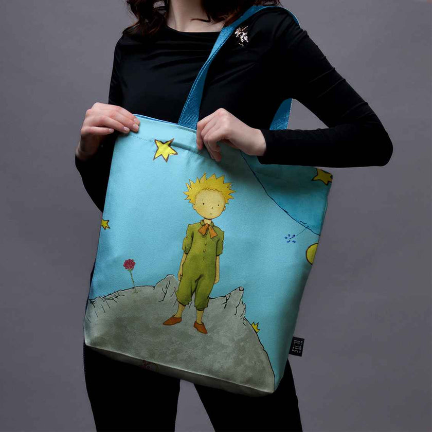 Pirkinių krepšys Antoine de Saint-Exupéry Mažasis princas „Planeta