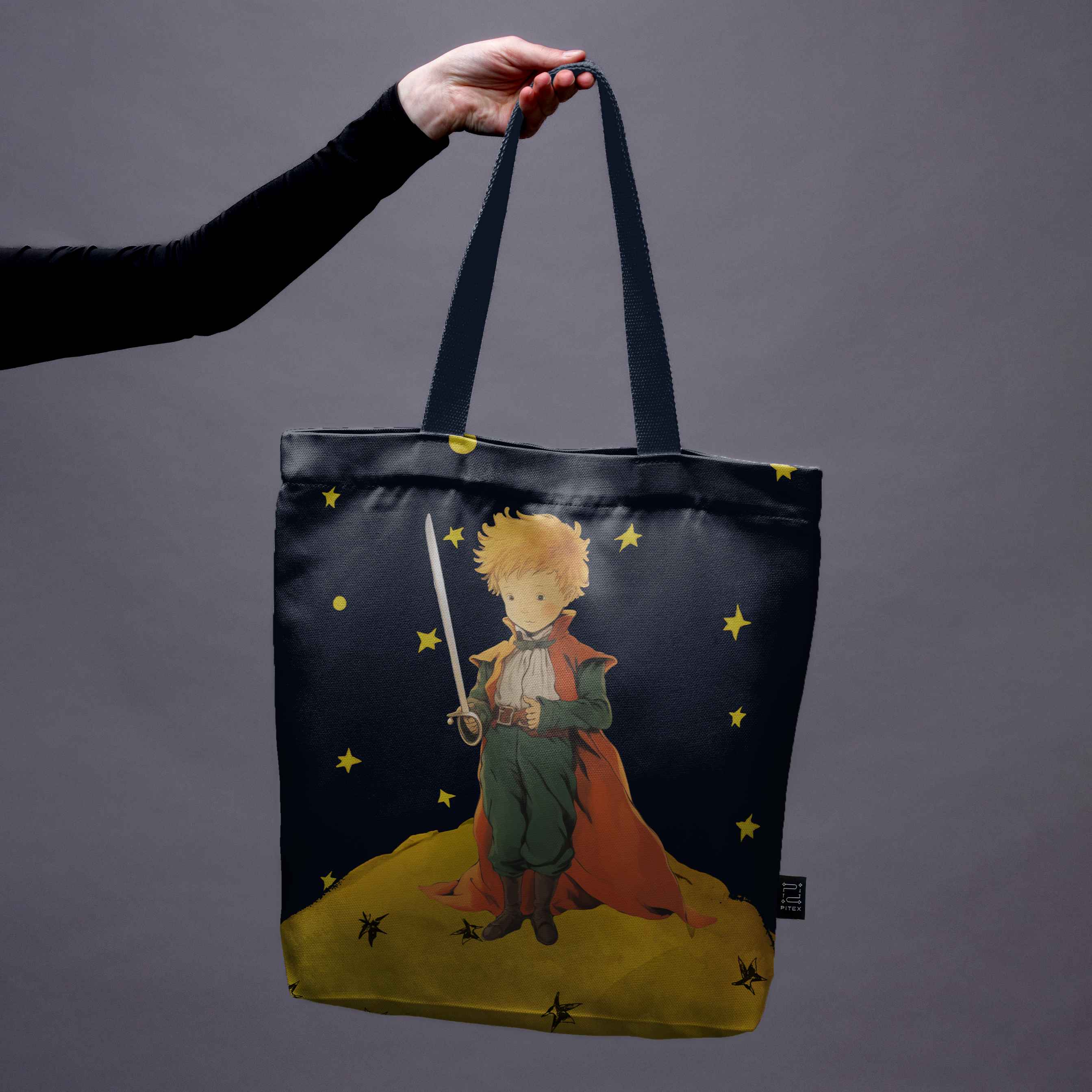 Pirkinių krepšys Antoine de Saint-Exupéry Mažasis princas „Lapė