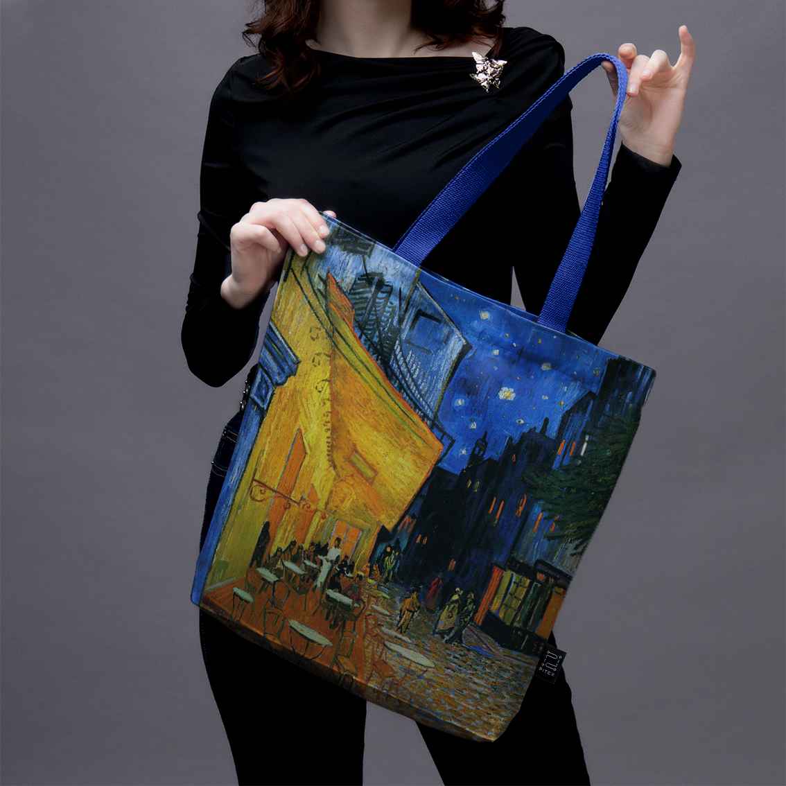 Pirkinių krepšys Vincent van Gogh „Cafe Terrace at Night