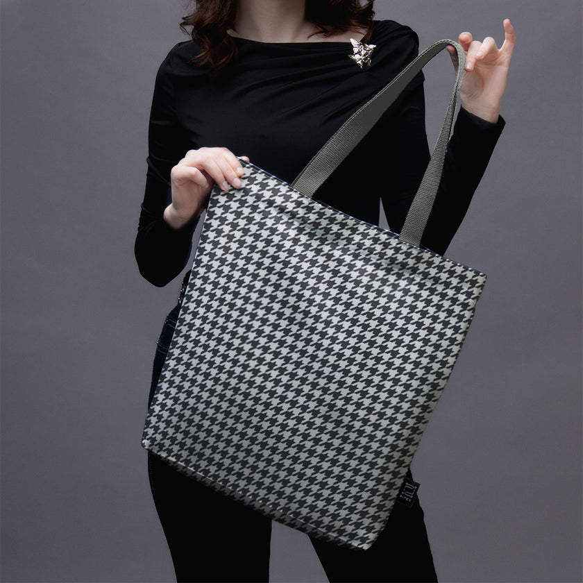 Pirkinių krepšys Classy „Pied-de-poule