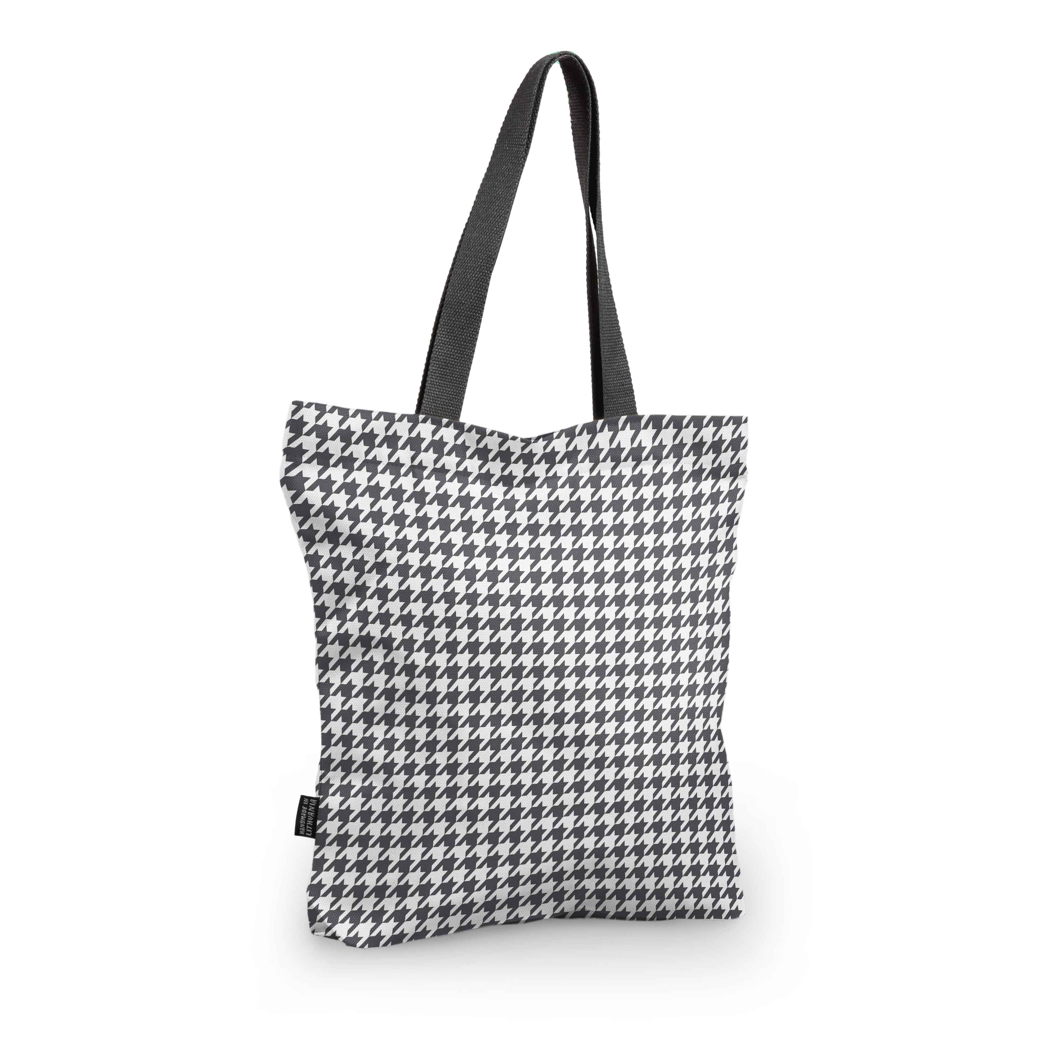 <tc>Tote bag Classy „Pied-de-poule"</tc>