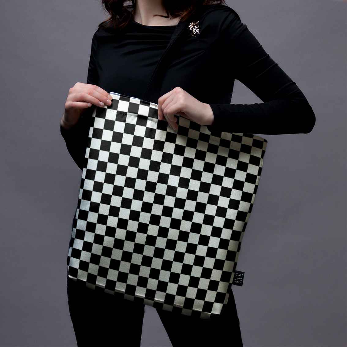 Shopping bag Classy „Checkerboard