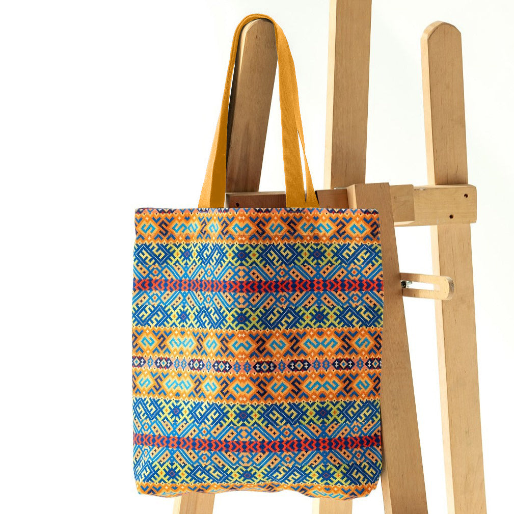 <tc>Tote bag Patterned River "110"</tc>