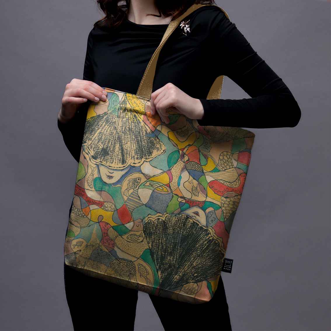 Pirkinių krepšys Theresa Van Cherry „Amore e Pesce