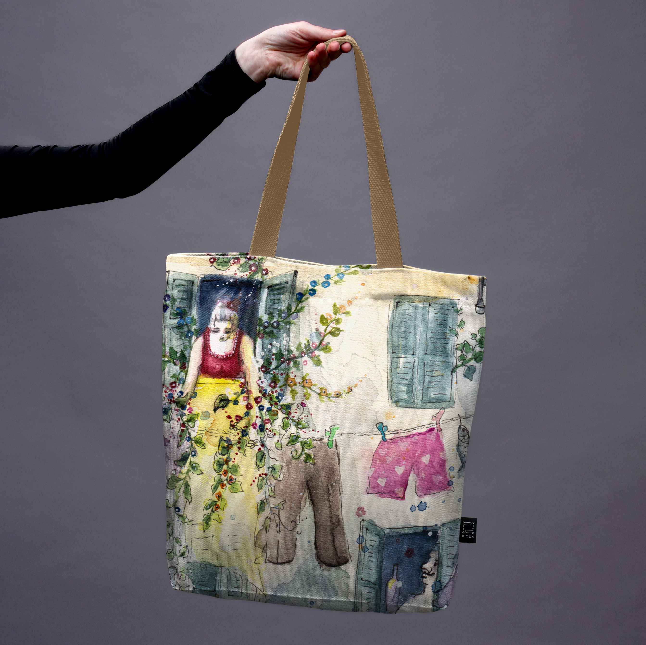 Shopping bag Theresa Van Cherry 