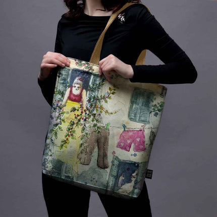 Pirkinių krepšys Theresa Van Cherry „Langas