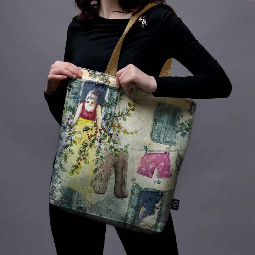 Pirkinių krepšys Theresa Van Cherry „Langas