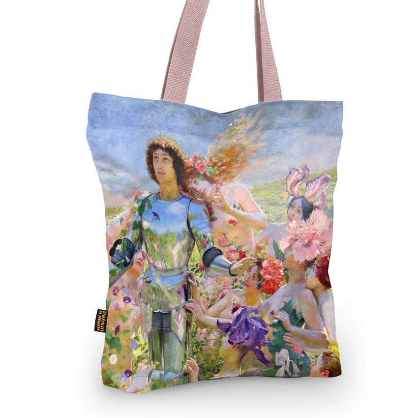 Pirkinių krepšys Georges Rochegrosse "Gėlių riteris"