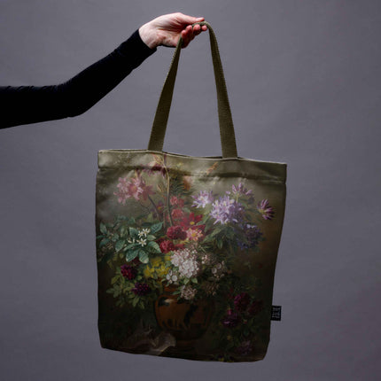 Pirkinių krepšys Gregorius van Os „Still Life with Flowers in a Greek Vase