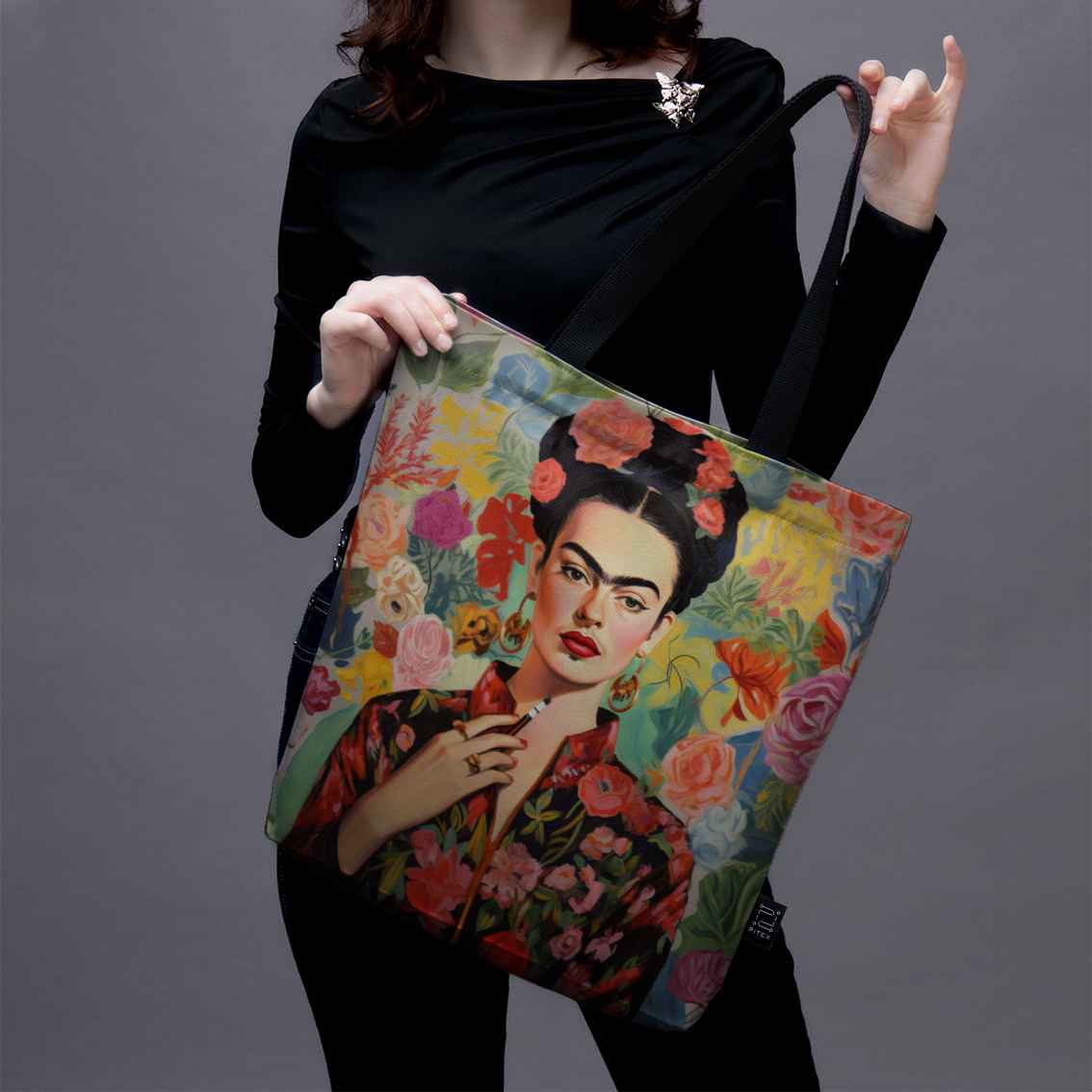 Pirkinių krepšys Imagine „Frida gėlėse