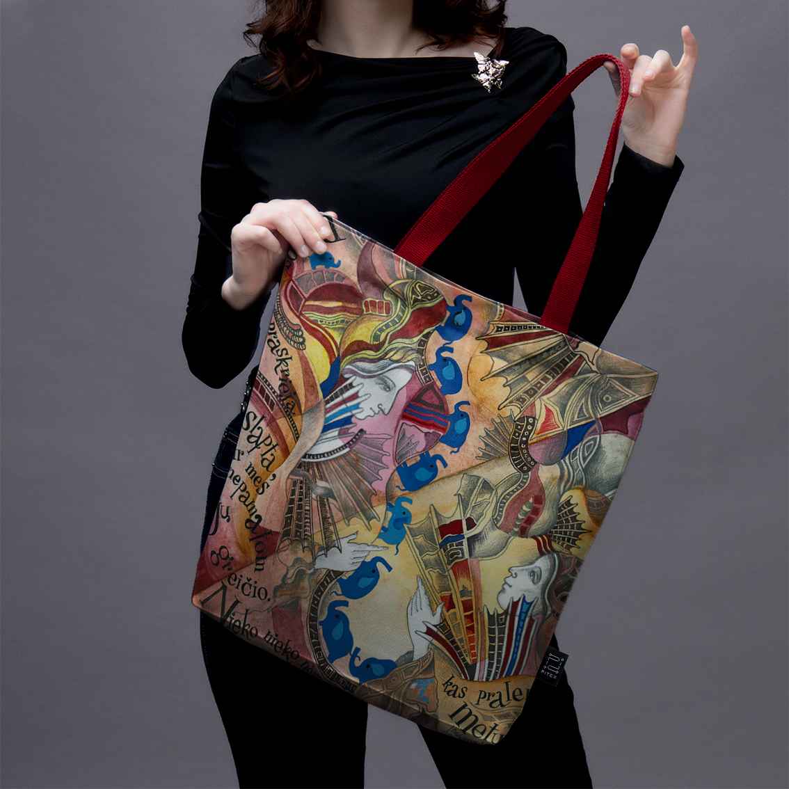 Pirkinių krepšys Aušra Čapskytė „Mėlynų dramblių kelionė