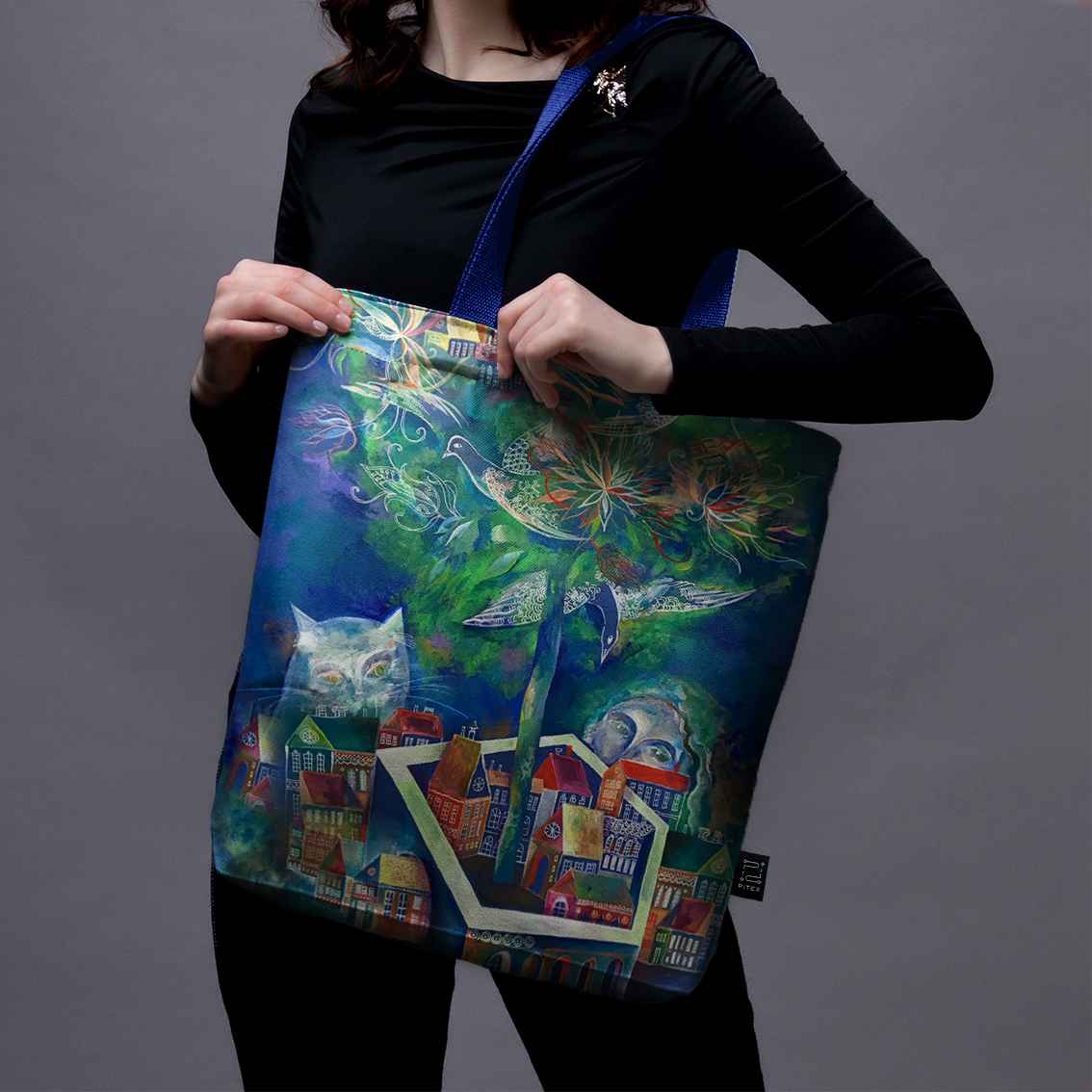 Pirkinių krepšys Aušra Čapskytė „Baltojo katino miestas