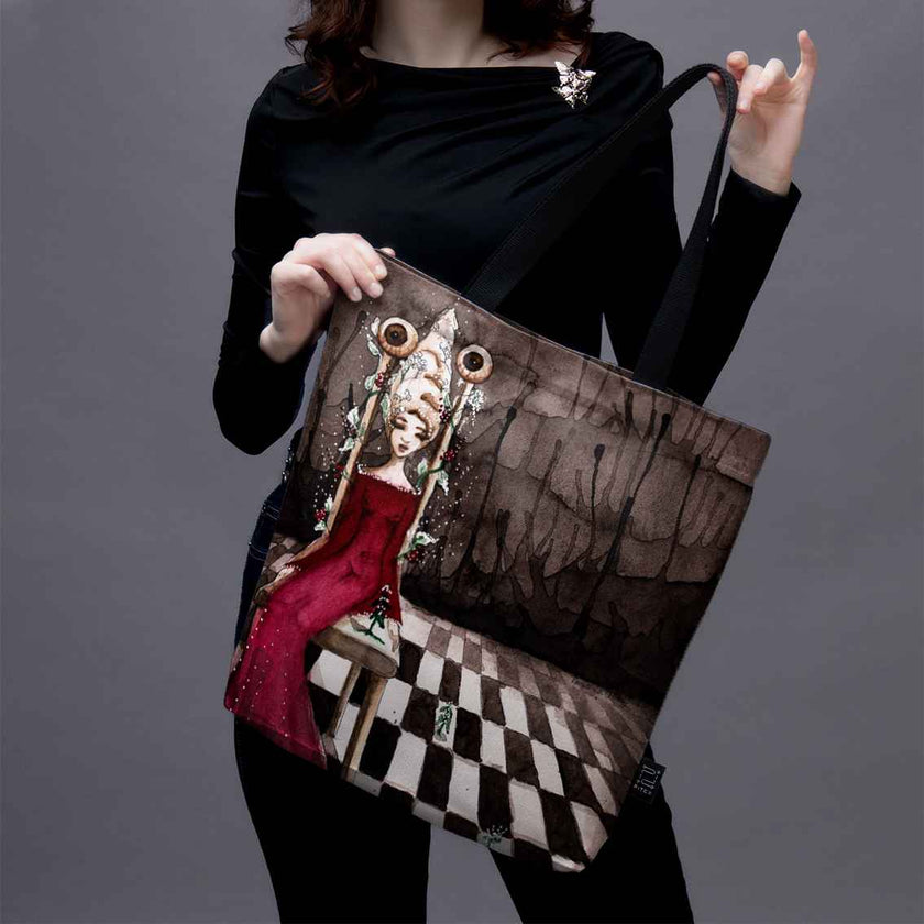 Shopping bag Theresa Van Cherry 