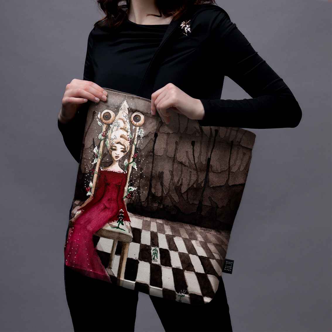Shopping bag Theresa Van Cherry 