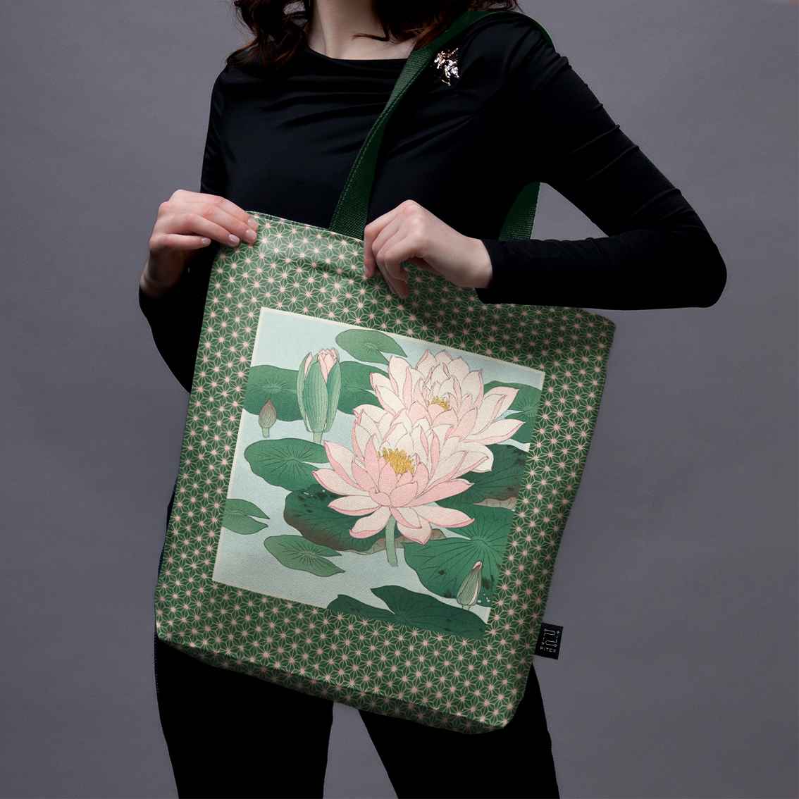 Shopping bag Ohara Koson „Water Lily