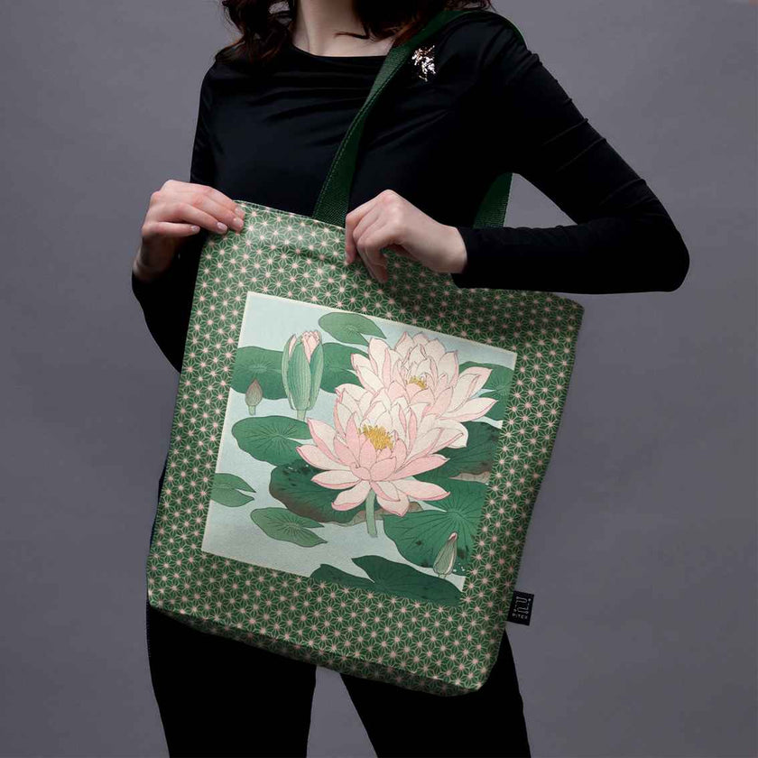 Shopping bag Ohara Koson „Water Lily