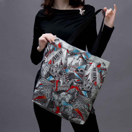 Pirkinių krepšys Aušra Čapskytė „Pabučiavimas. Linkėjimai iš Vilniaus