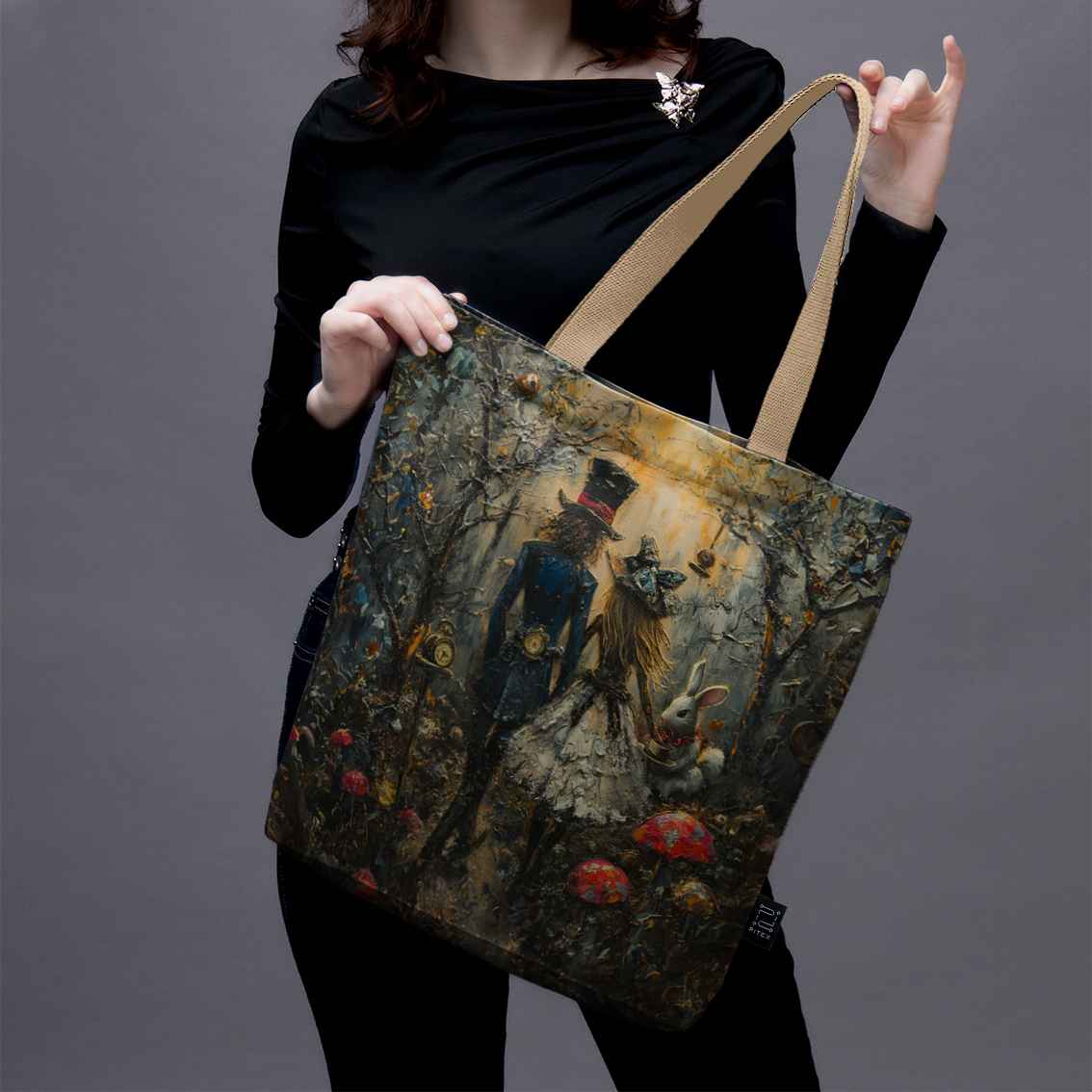 Pirkinių krepšys Imagine „Alisa ir Skrybėlius