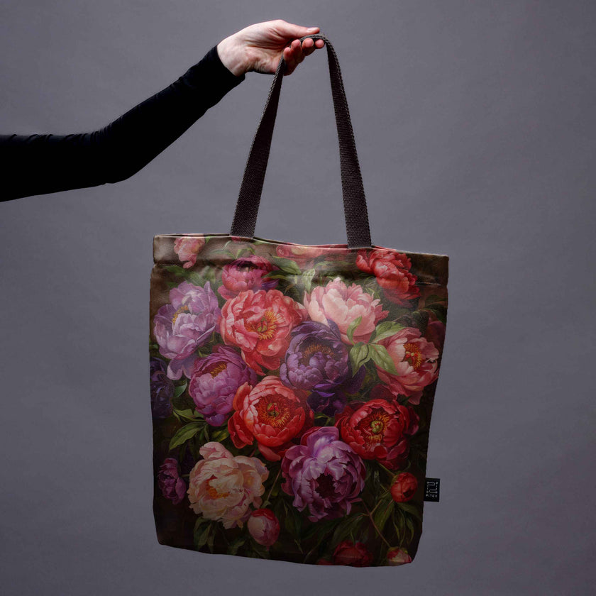 Pirkinių krepšys Imagine „Bijūnų puokštė