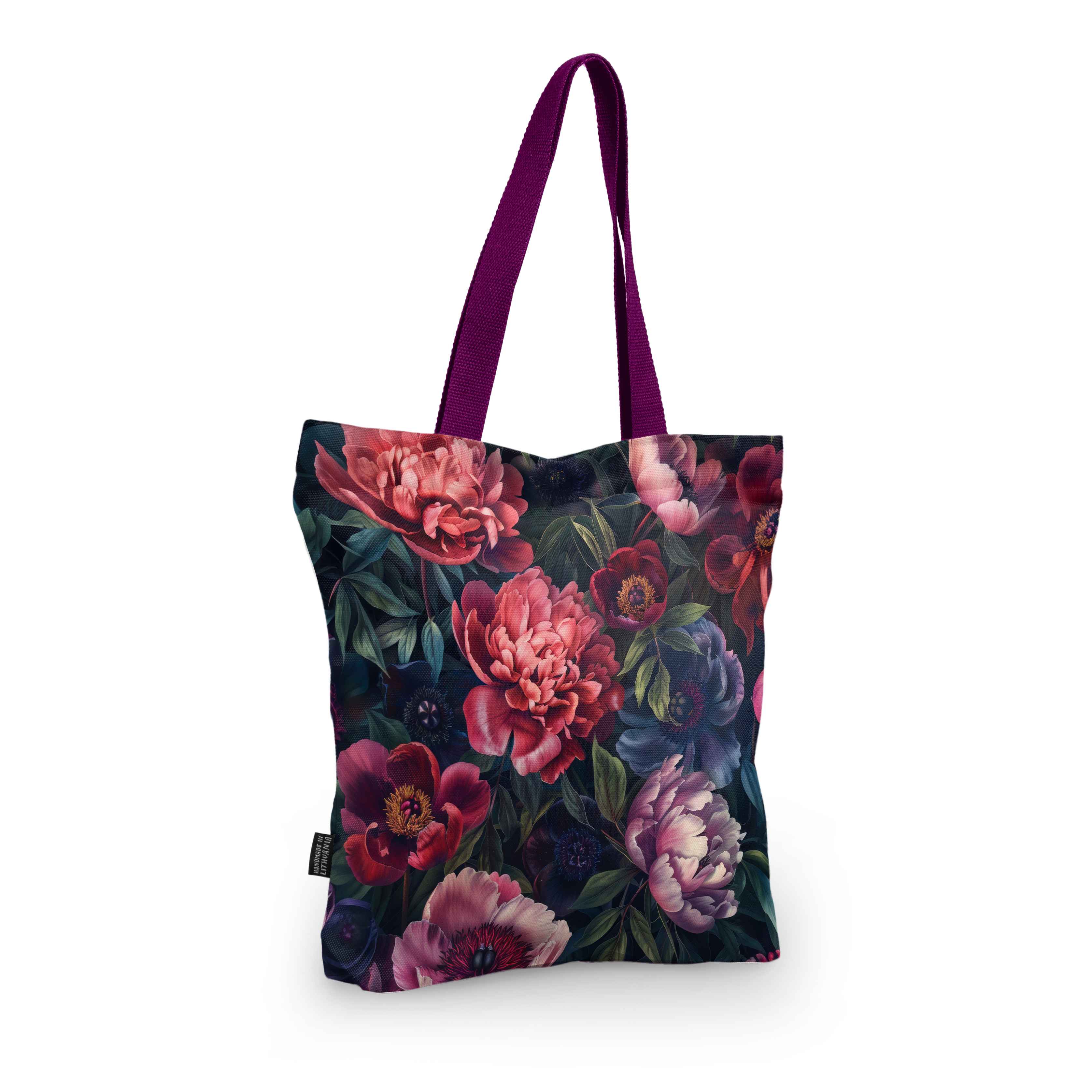 <tc>Tote bag Imagine "Night of Peonies"</tc>