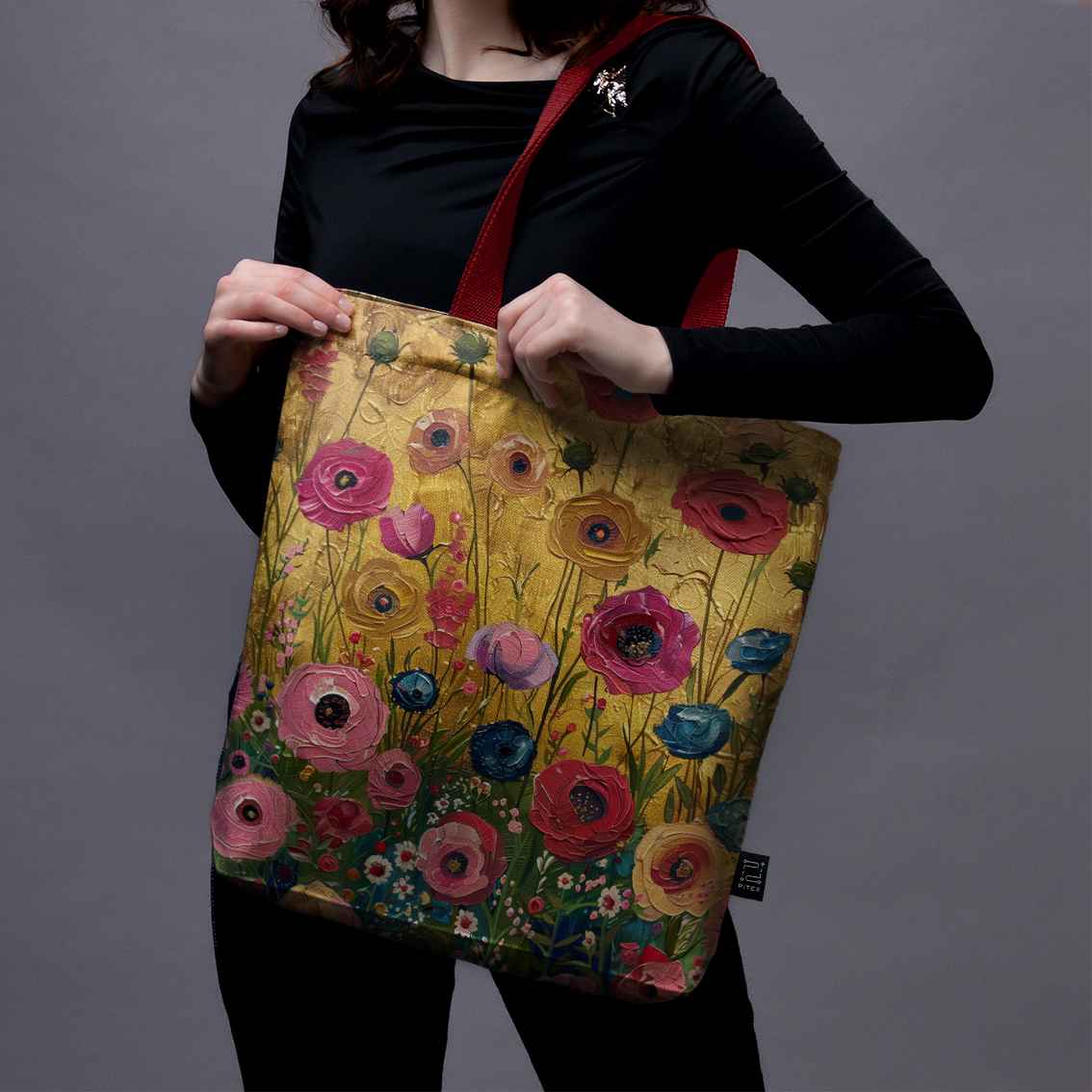 Pirkinių krepšys Imagine „Gėlės Klimtui