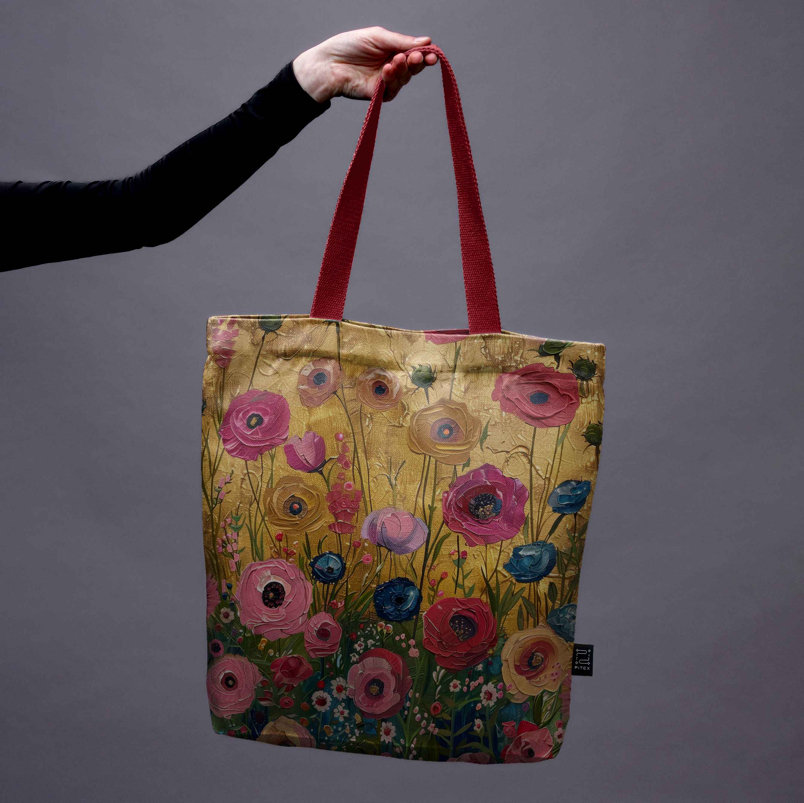 Pirkinių krepšys Imagine „Gėlės Klimtui