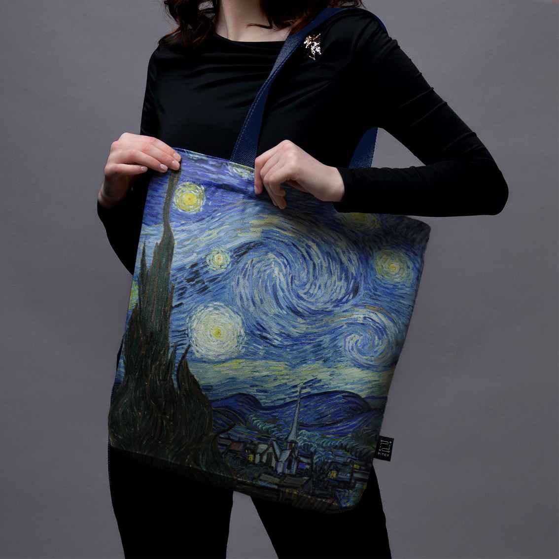 Pirkinių krepšys Vincent van Gogh „Starry Night