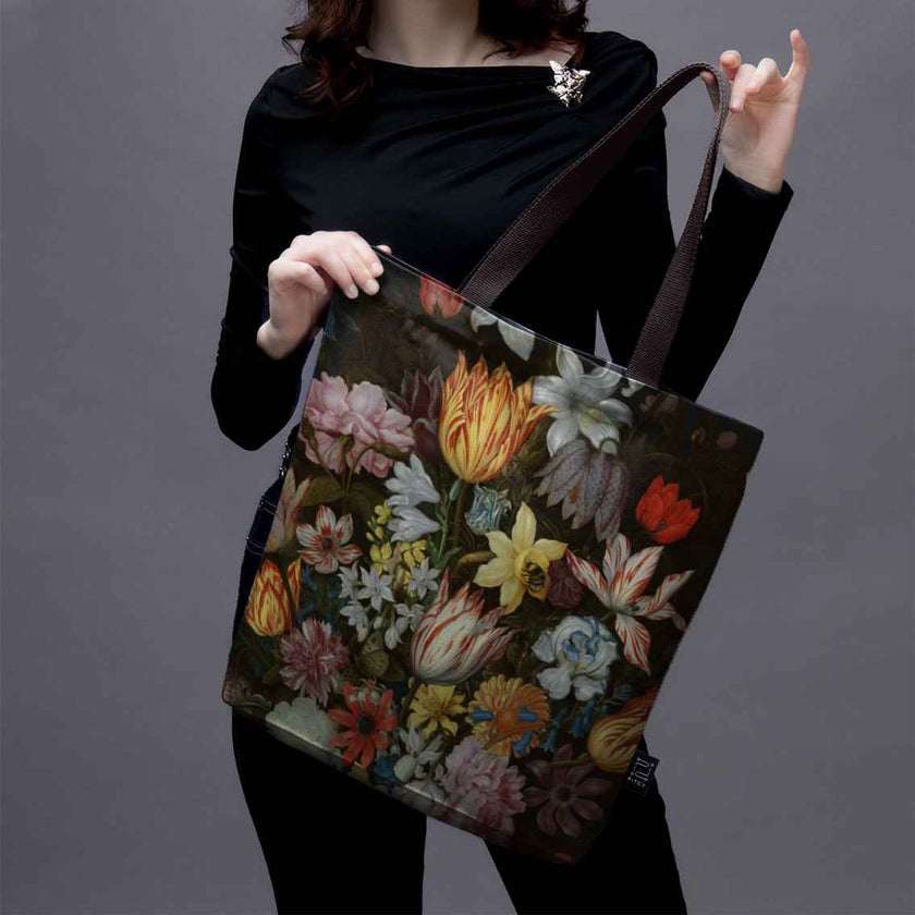 Pirkinių krepšys Ambrosius Bosschaert „Still-Life of Flowers