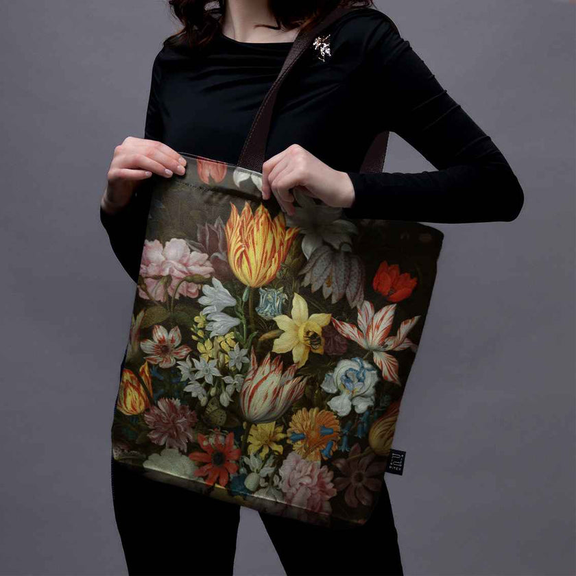 Pirkinių krepšys Ambrosius Bosschaert „Still-Life of Flowers