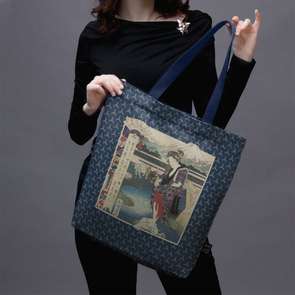 Pirkinių krepšys Yashima Gakutei „Geiša ir upė