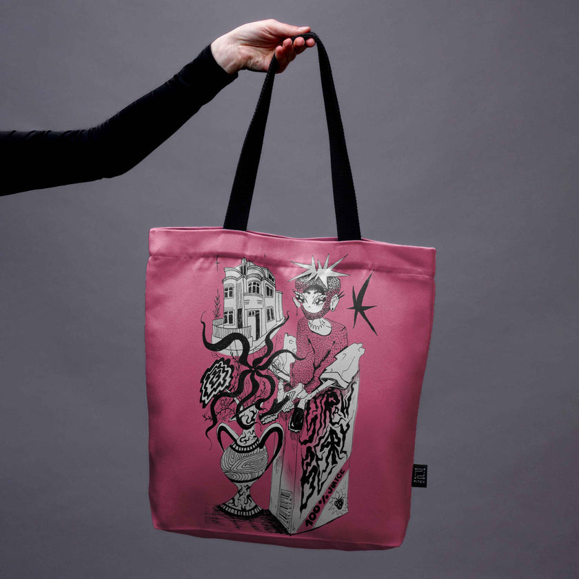 Pirkinių krepšys Flustas Jower „Strawberry