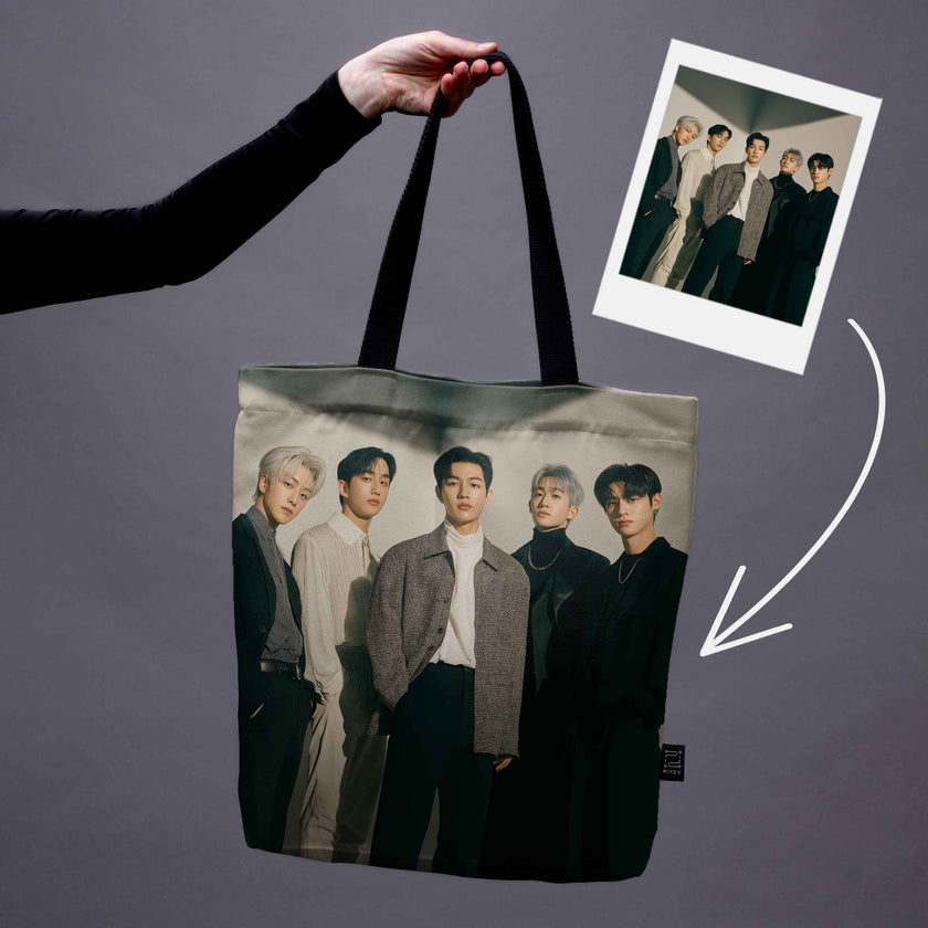 Pirkinių krepšys su jūsų nuotrauka