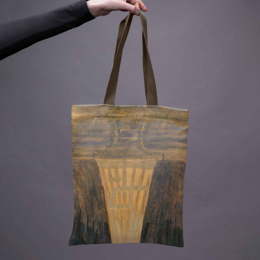 Pirkinių krepšys M. K. Čiurlionis „Saulė eina Dvynių ženklu