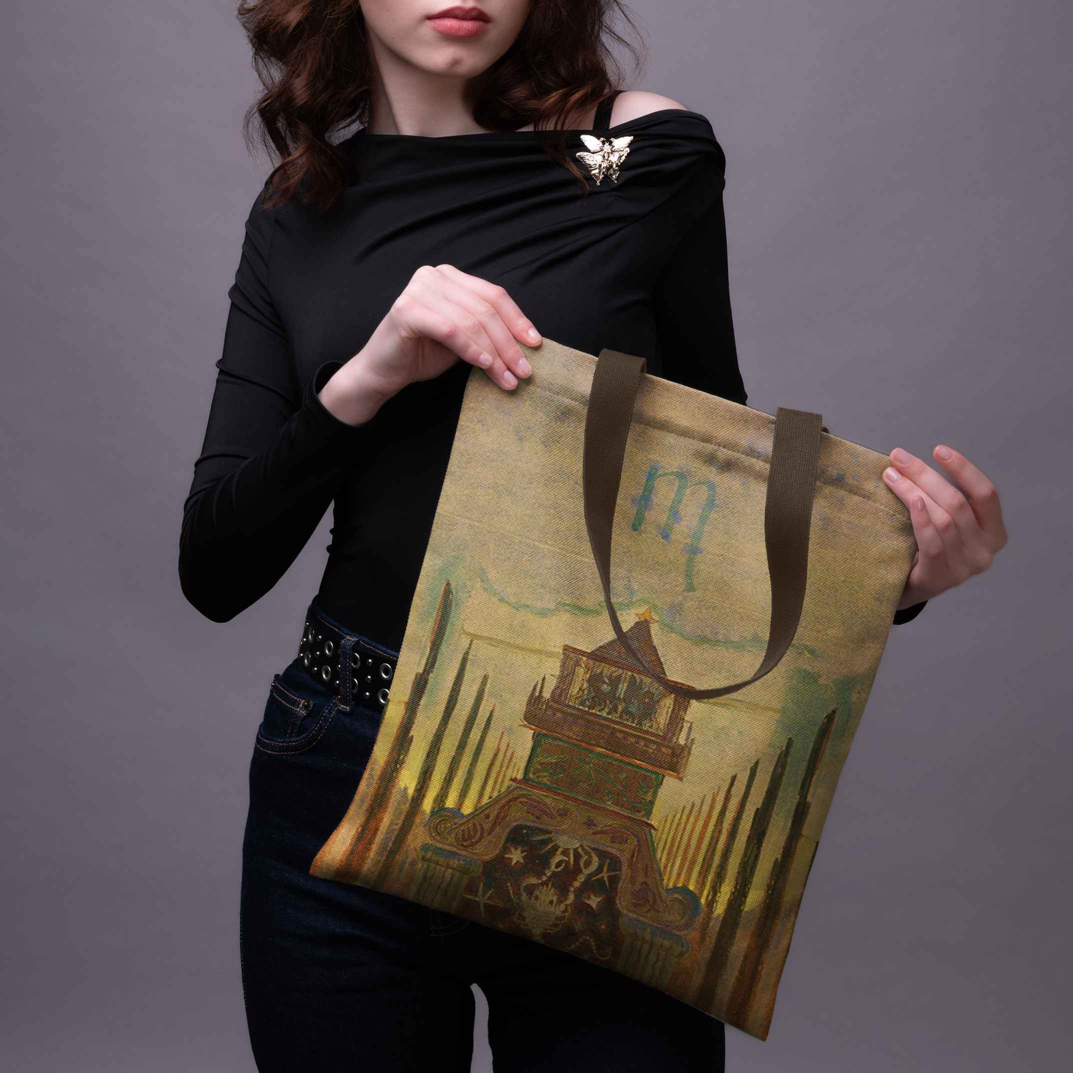 Pirkinių krepšys M. K. Čiurlionis „Saulė eina Skorpiono ženklu