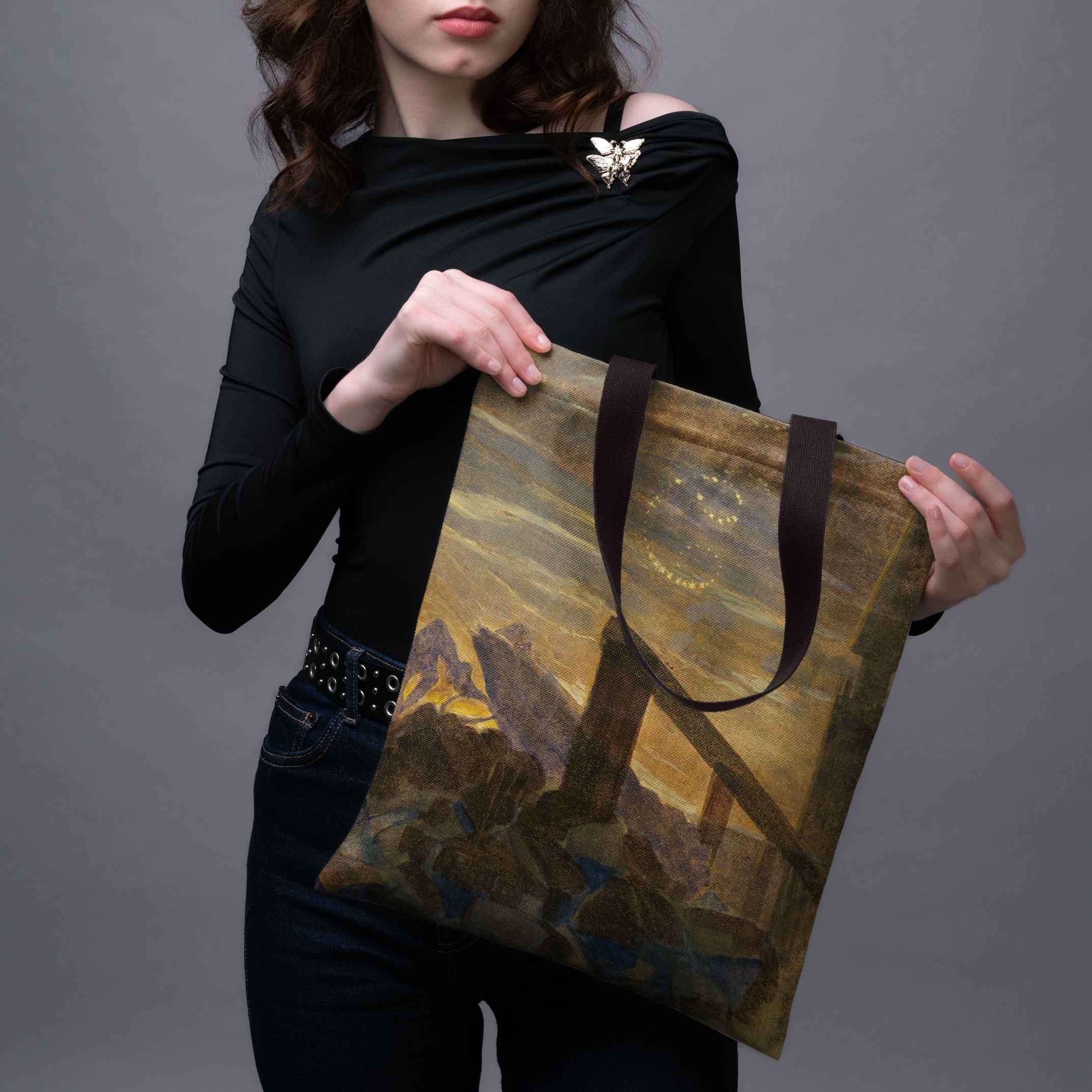 Pirkinių krepšys M. K. Čiurlionis „Saulė eina Vėžio ženklu