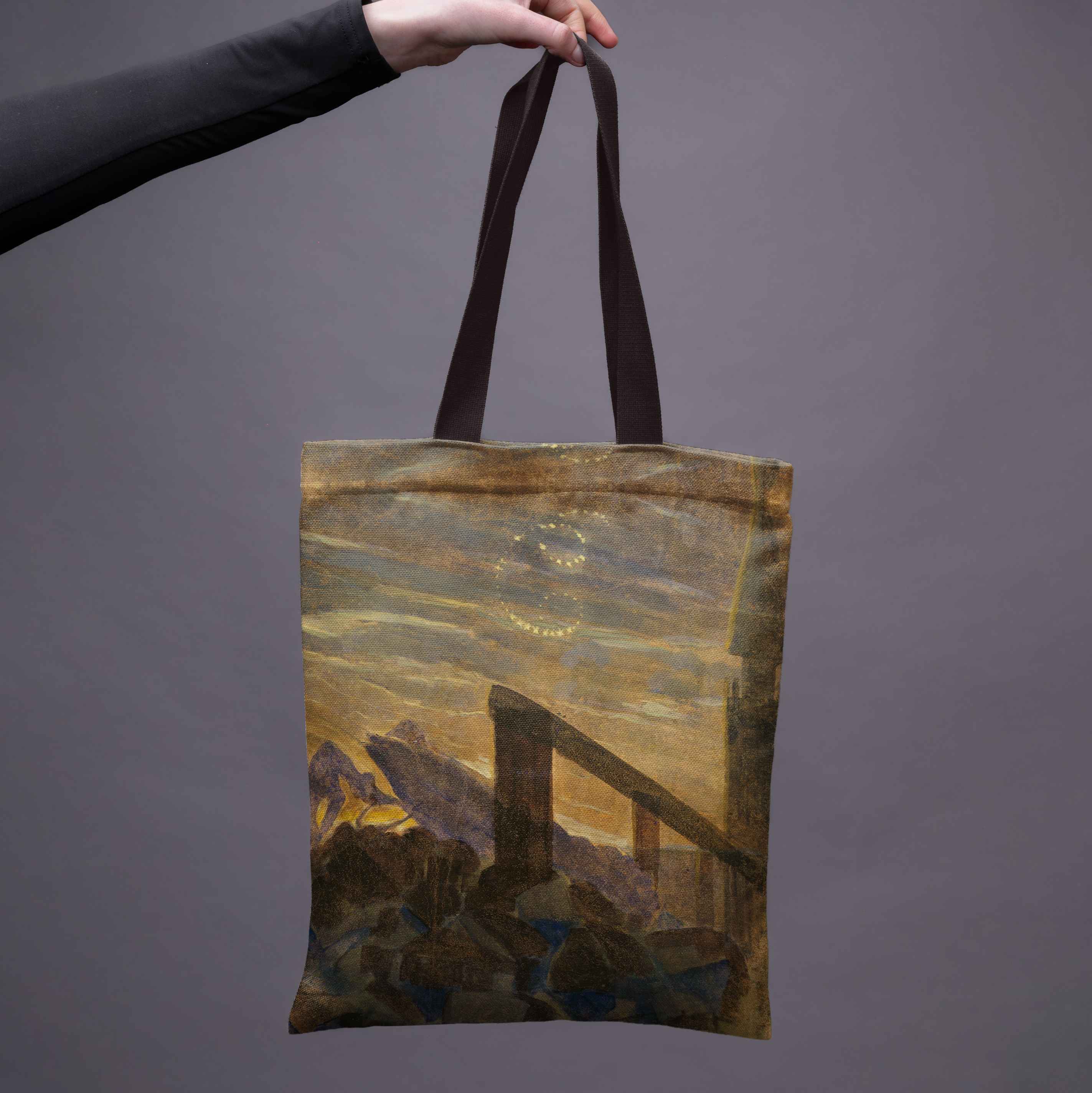 Pirkinių krepšys M. K. Čiurlionis „Saulė eina Vėžio ženklu