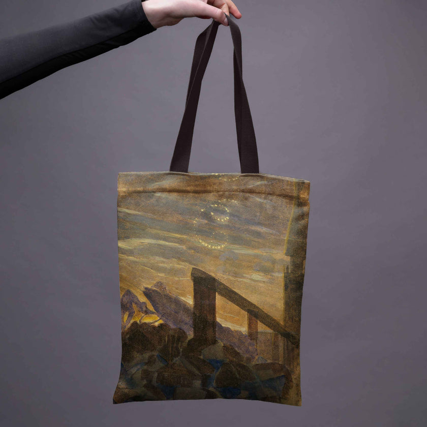 Pirkinių krepšys M. K. Čiurlionis „Saulė eina Vėžio ženklu