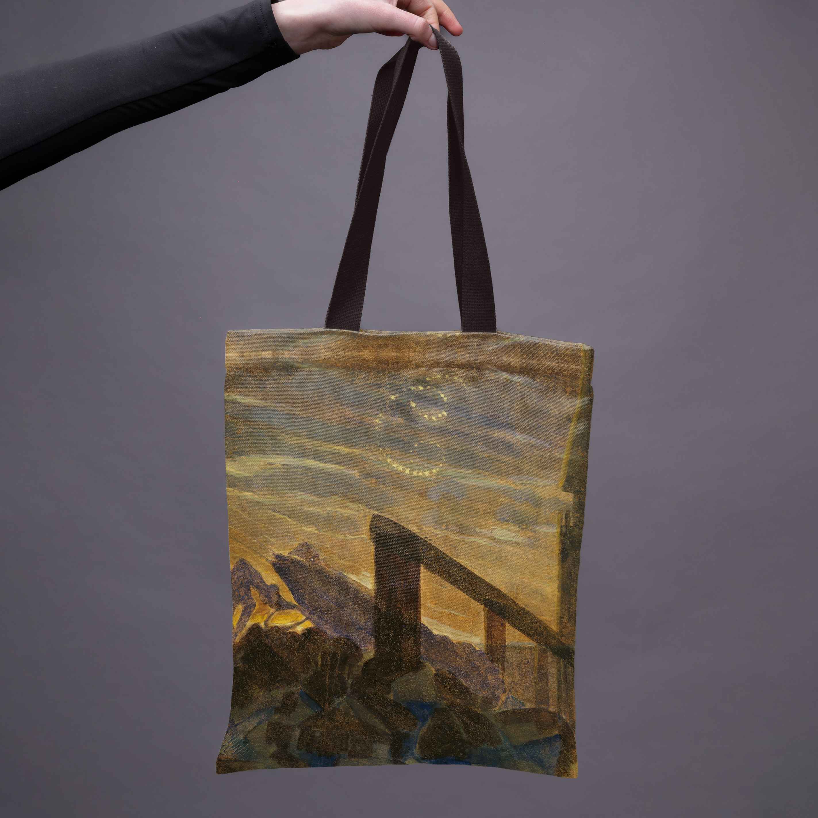 Pirkinių krepšys M. K. Čiurlionis „Saulė eina Vėžio ženklu