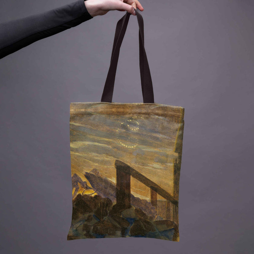 Pirkinių krepšys M. K. Čiurlionis „Saulė eina Vėžio ženklu