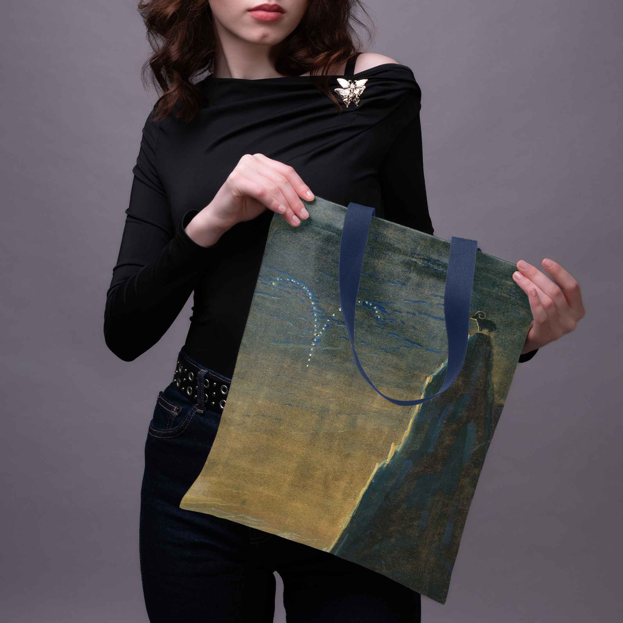 Pirkinių krepšys M. K. Čiurlionis „Saulė eina Avino ženklu