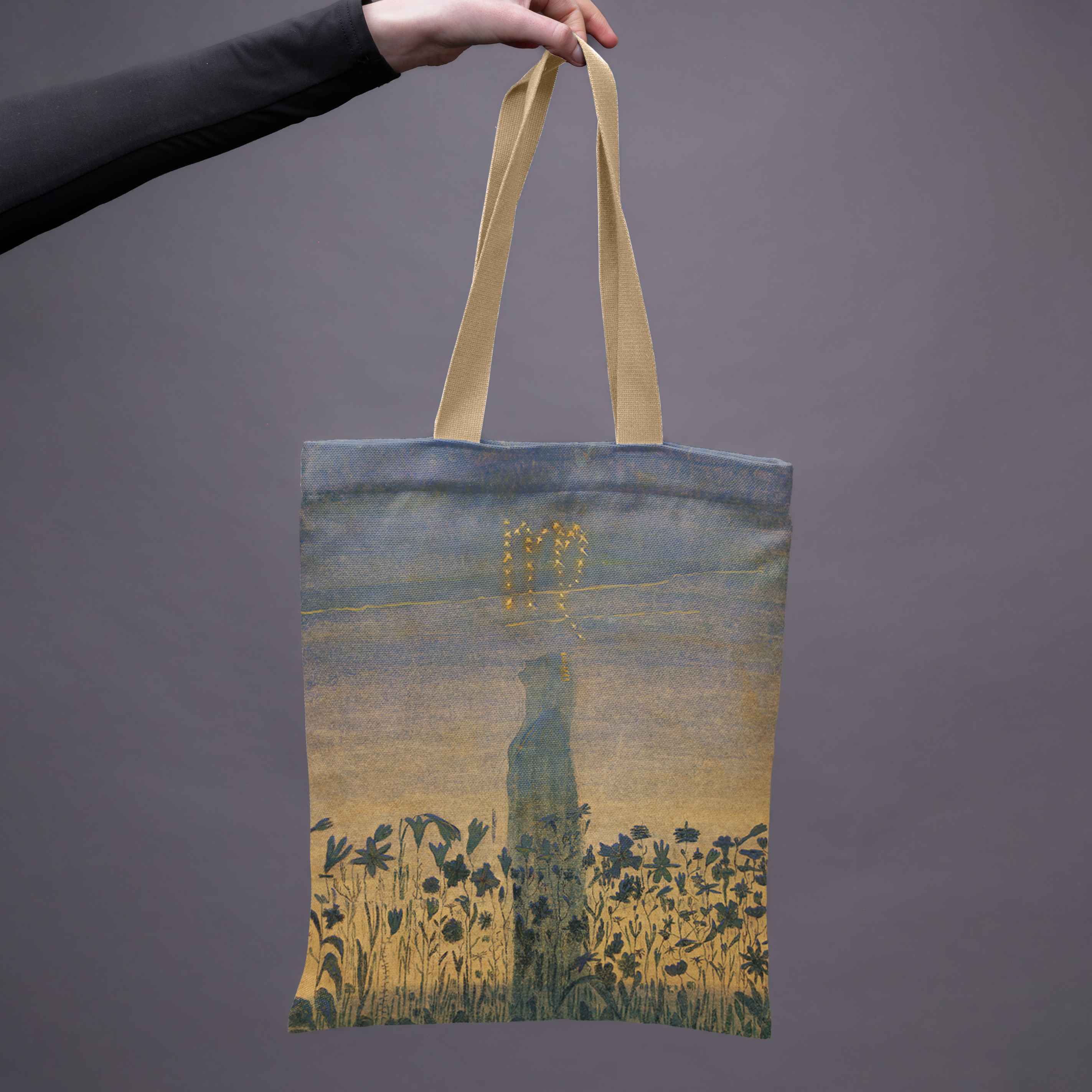 Pirkinių krepšys M. K. Čiurlionis „Saulė eina Mergelės ženklu