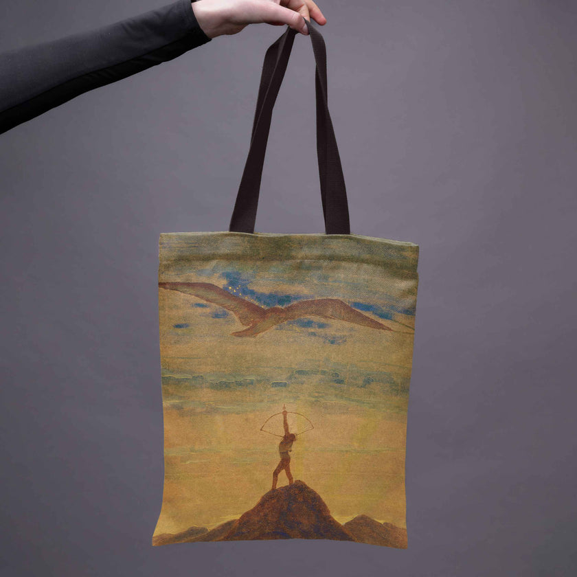 Pirkinių krepšys M. K. Čiurlionis „Saulė eina Šaulio ženklu