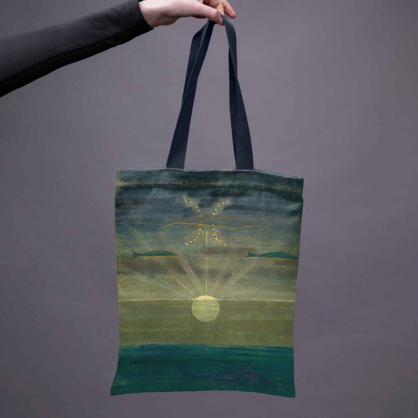 Pirkinių krepšys M. K. Čiurlionis „Saulė eina Žuvų ženklu