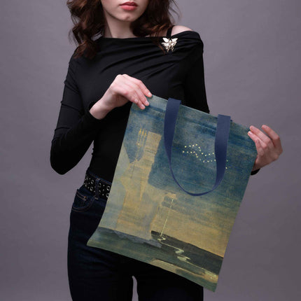 Pirkinių krepšys M. K. Čiurlionis „Saulė eina Vandenio ženklu