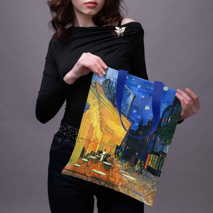 Pirkinių krepšys Vincent van Gogh „Cafe Terrace at Night