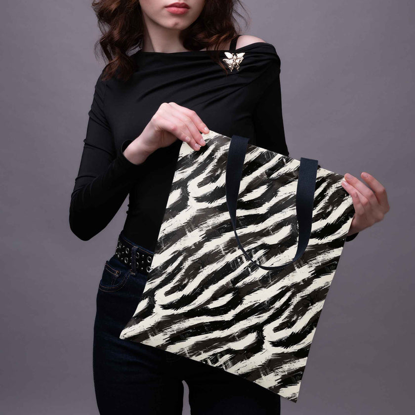 Pirkinių krepšys Classy „Zebras