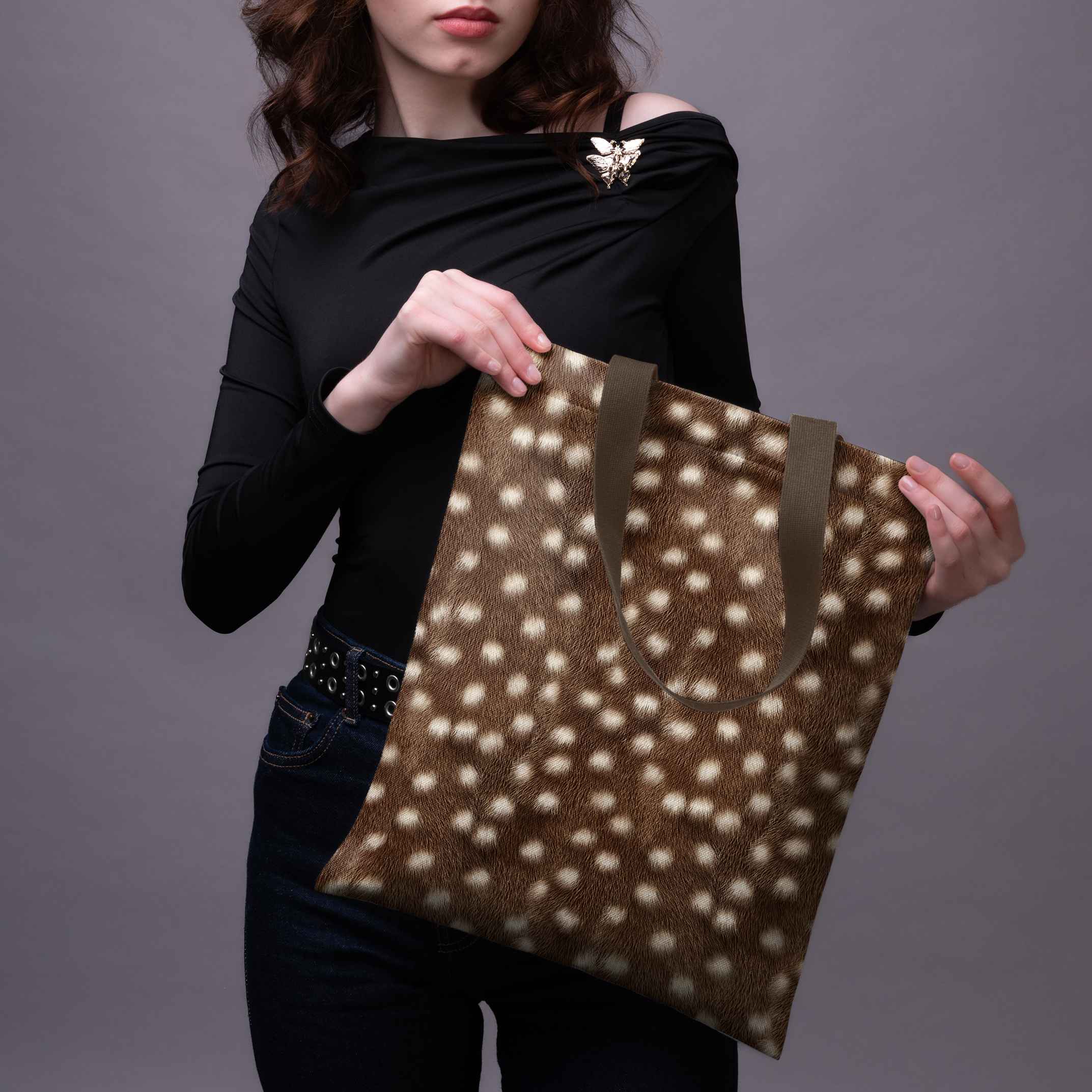 Pirkinių krepšys Classy „Elnio raštas