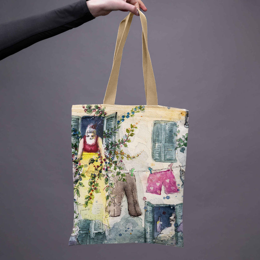 Pirkinių krepšys Theresa Van Cherry „Langas