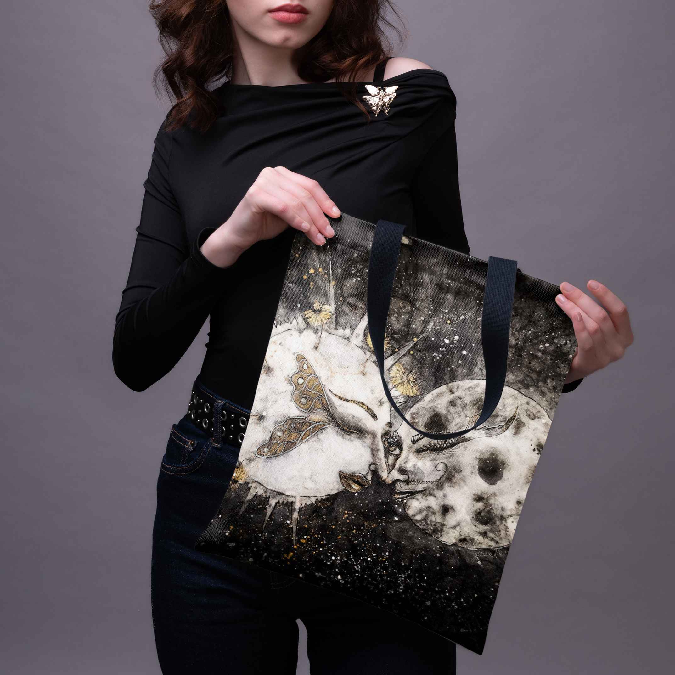 Pirkinių krepšys Theresa Van Cherry „Menulis